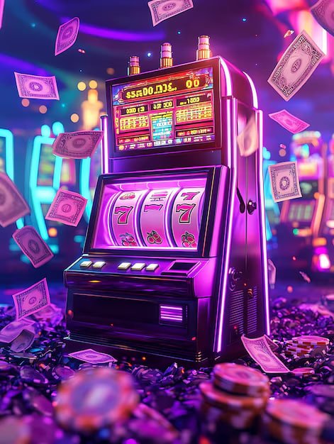 Koleksi permainan Mesin Arcade di garasi189 dengan antarmuka warna-warni dan kontrol permainan interaktif